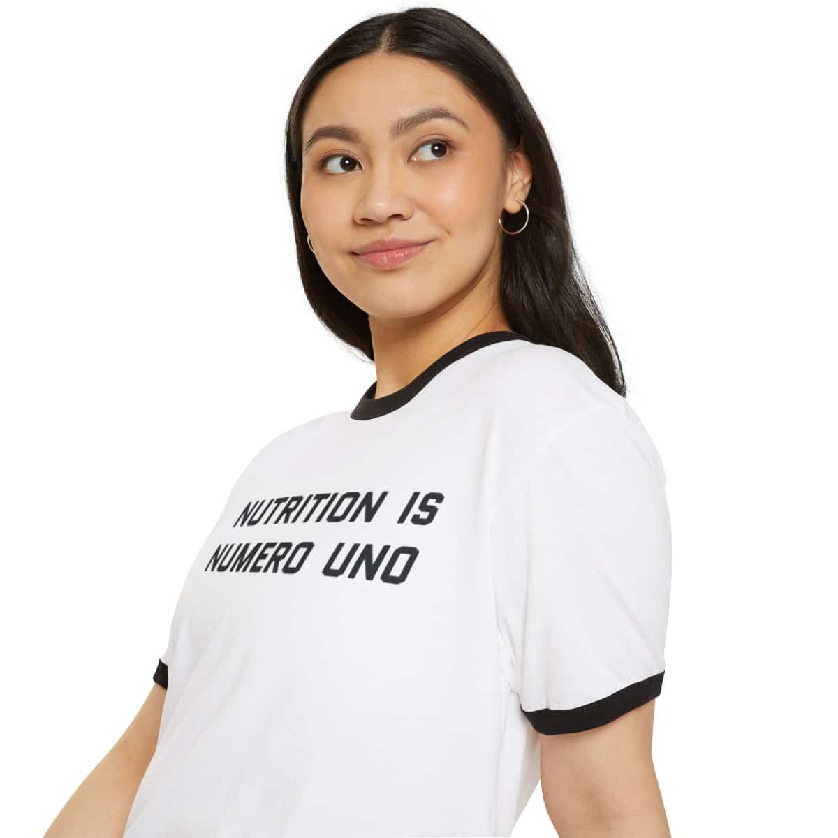 "Nutrition Is Numero Uno" Retro Ringer T-Shirt - Image 7