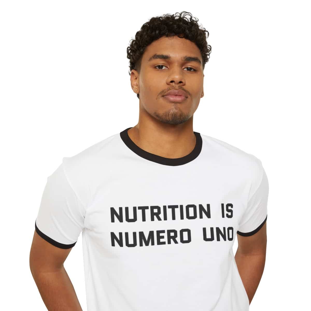 "Nutrition Is Numero Uno" Retro Ringer T-Shirt - Image 8