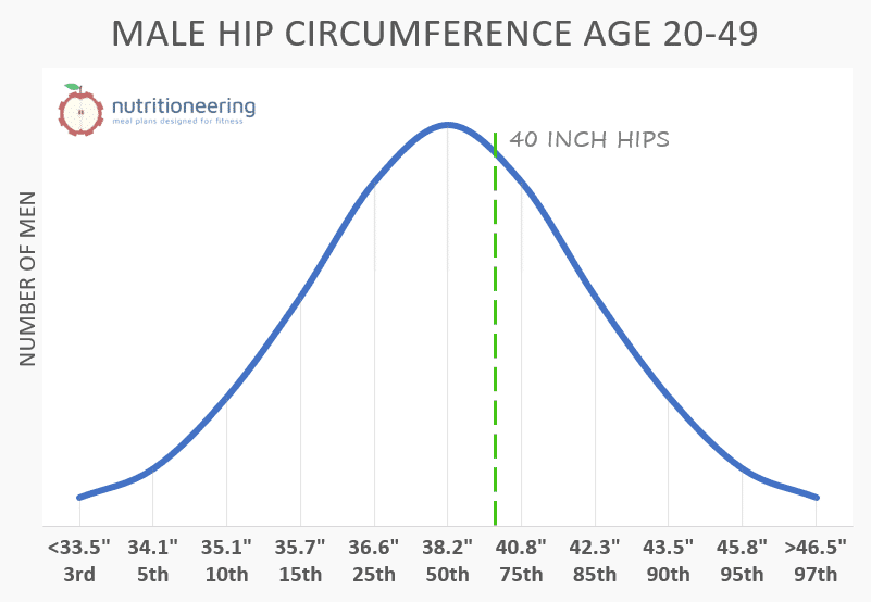 40 Inch Hips Man Chart