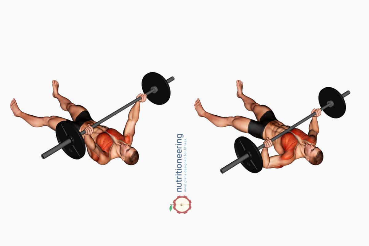 Barbell Tricep Exercises Floor Press