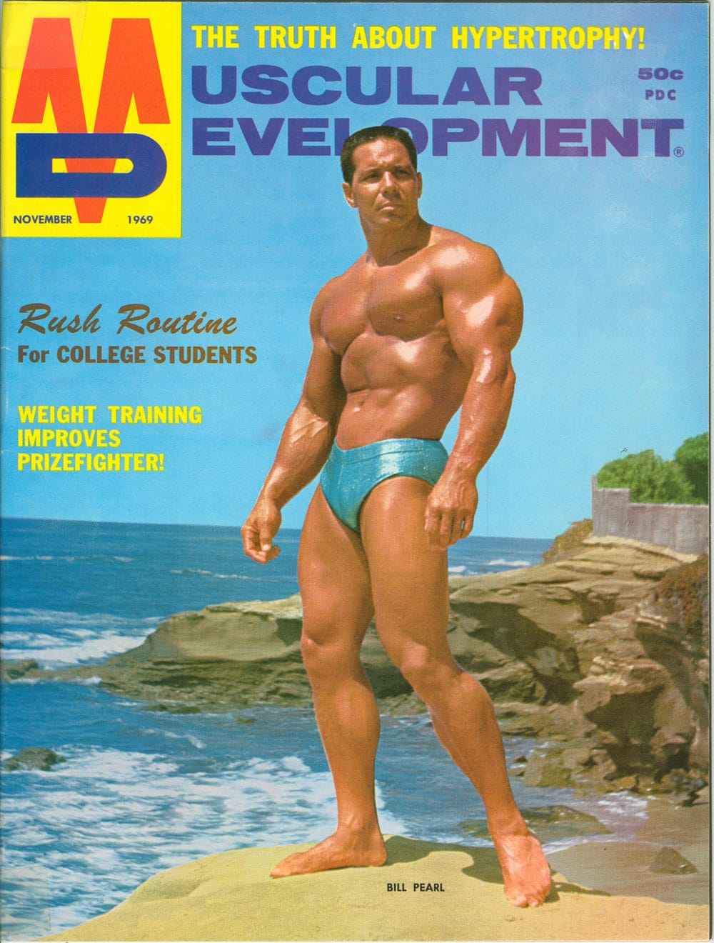 Bill Pearl Workout Magazine Cover