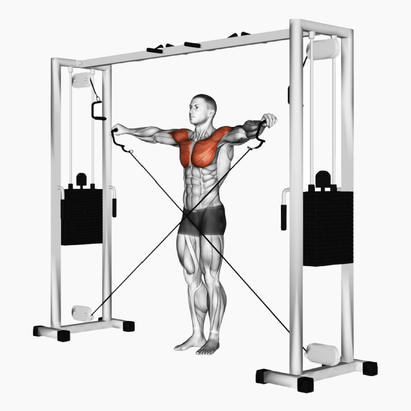 Cable Shoulder Exercises Crossover Lateral Raise