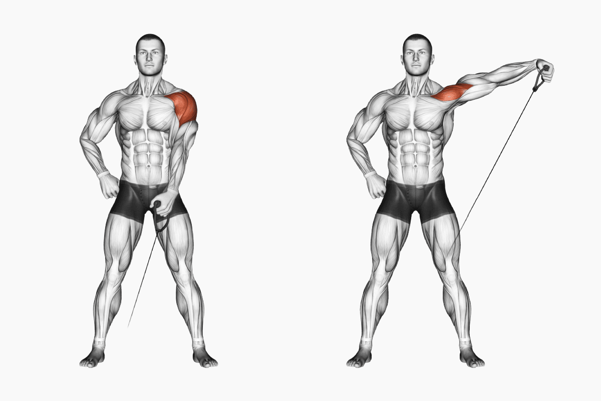 Cable Shoulder Exercises Single Lateral Raise