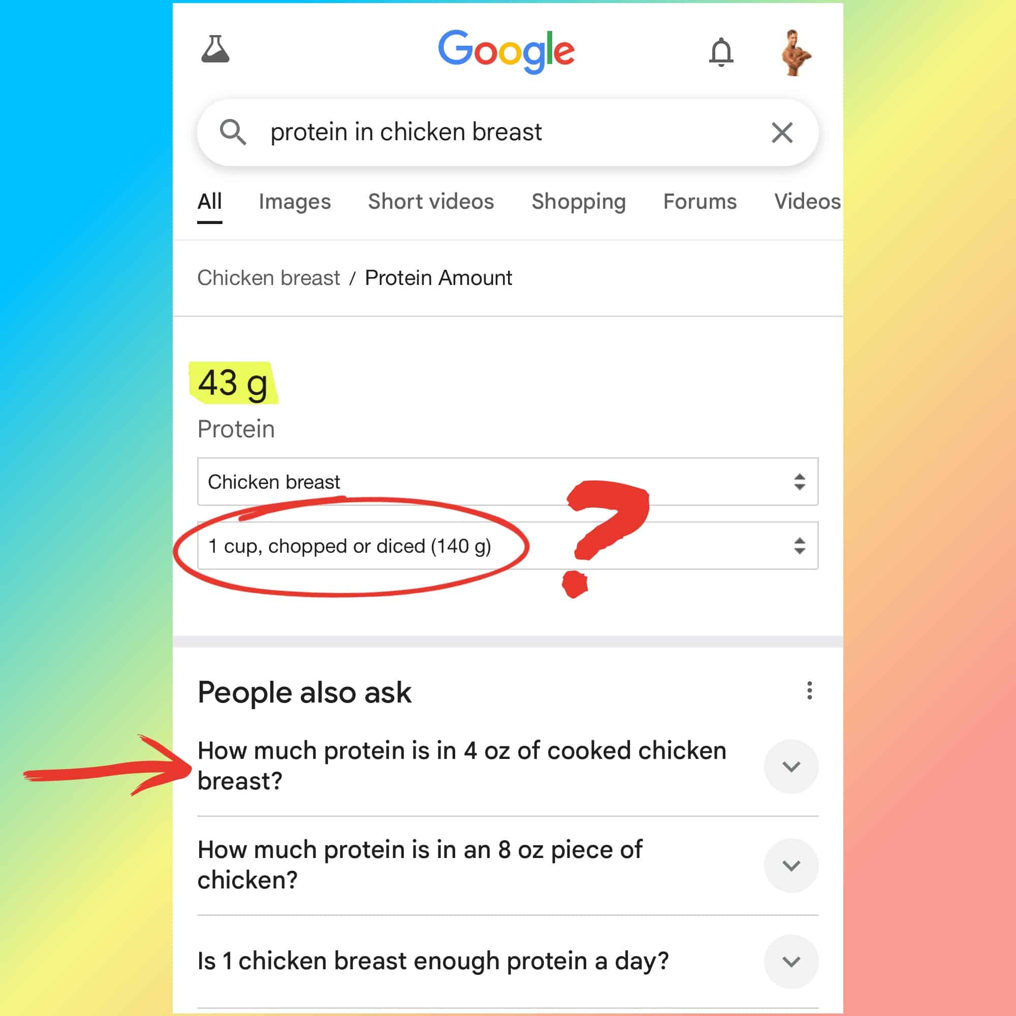 Chicken Breast Protein Google