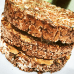 Chocolate Rice Cake With Peanut Butter