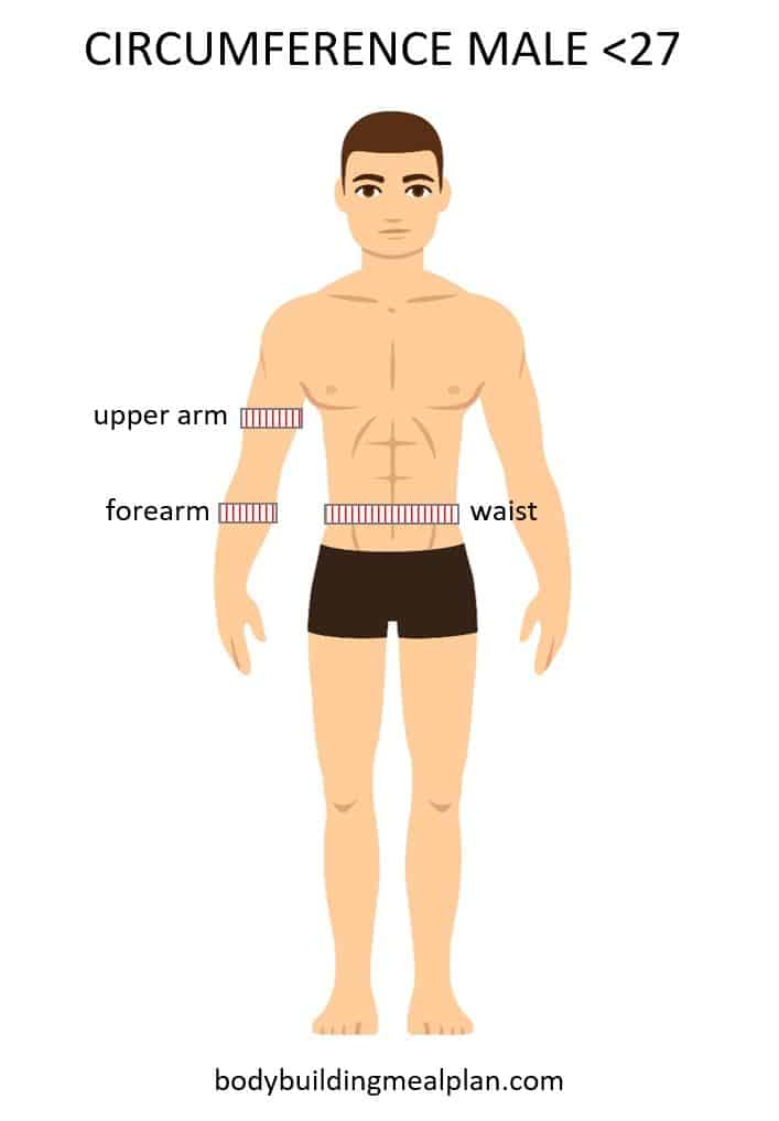 Circumference Measurements Body Fat Percentage Calculator Male Younger - Katch Mcardle