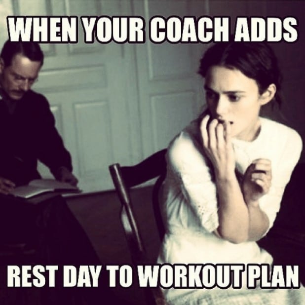Coach Adds Rest Day Meme