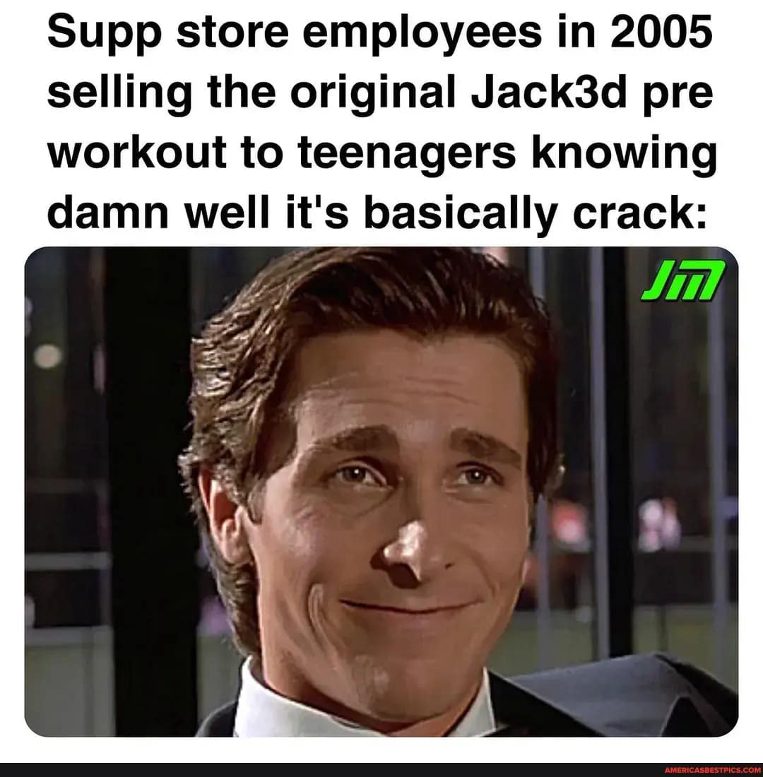 Crack pre workout meme