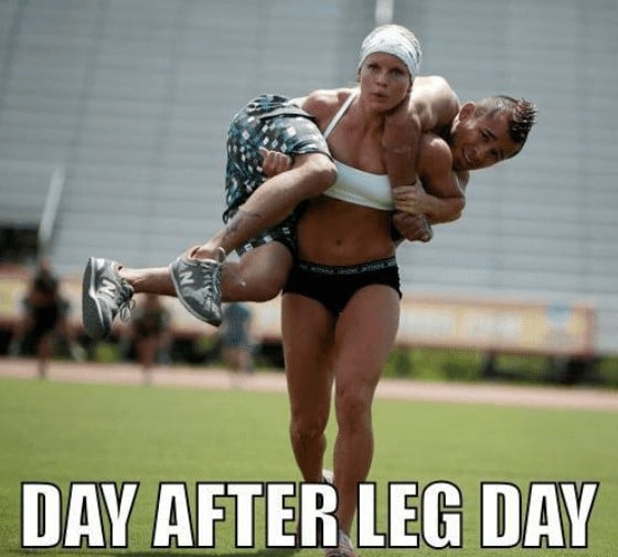 Day After Leg Day meme