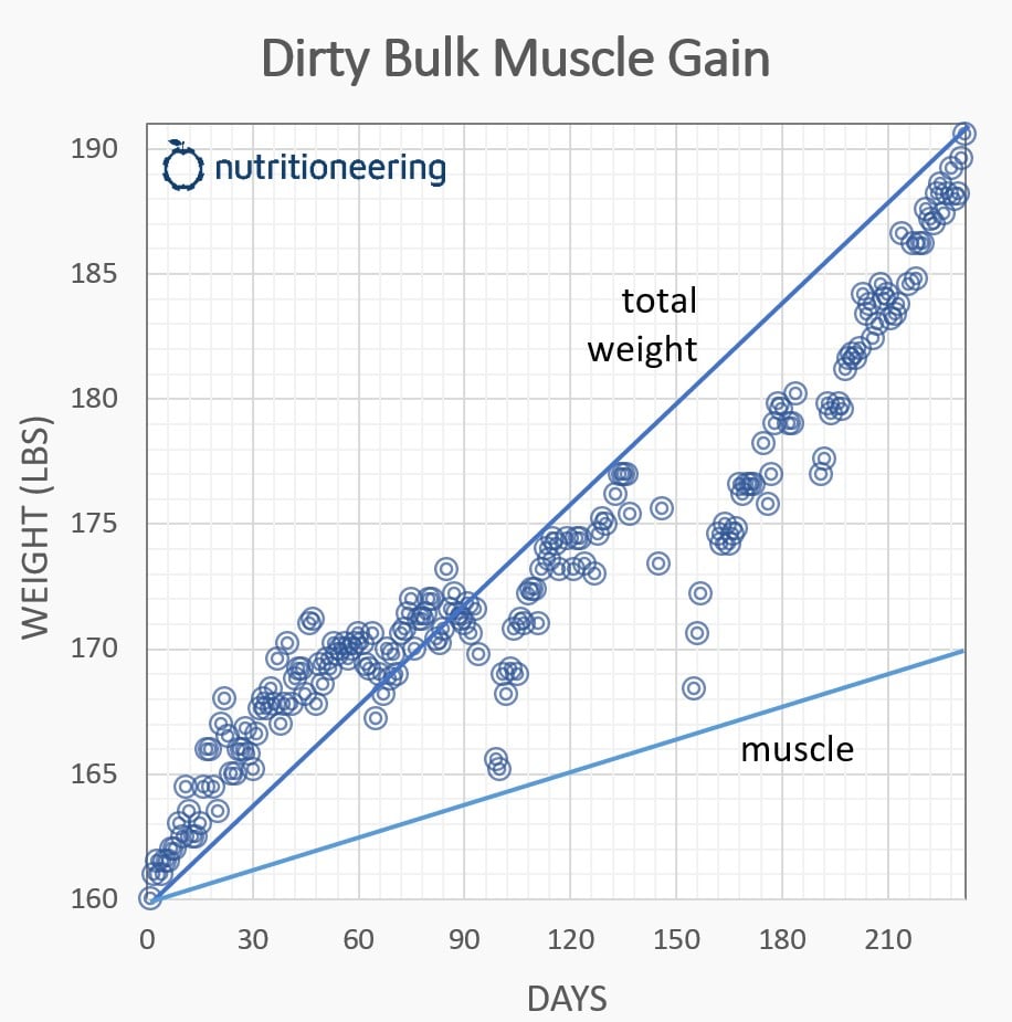 Dirty Bulk Muscle Gain
