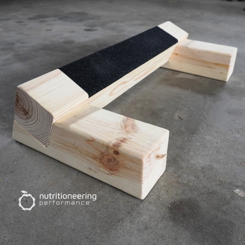 Finished DIY Calf Raise Block Finished DIY Calf Raise Block