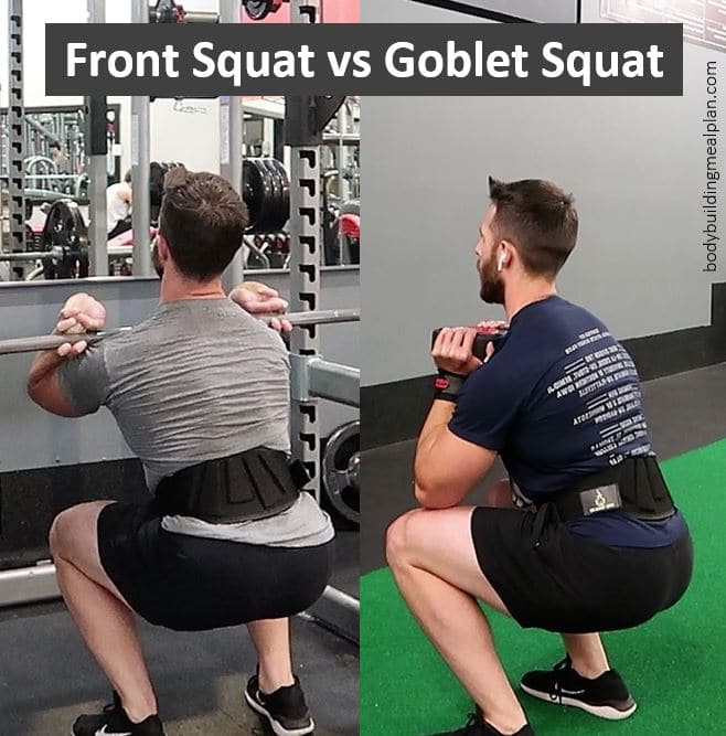 Front Squat vs Goblet Squat
