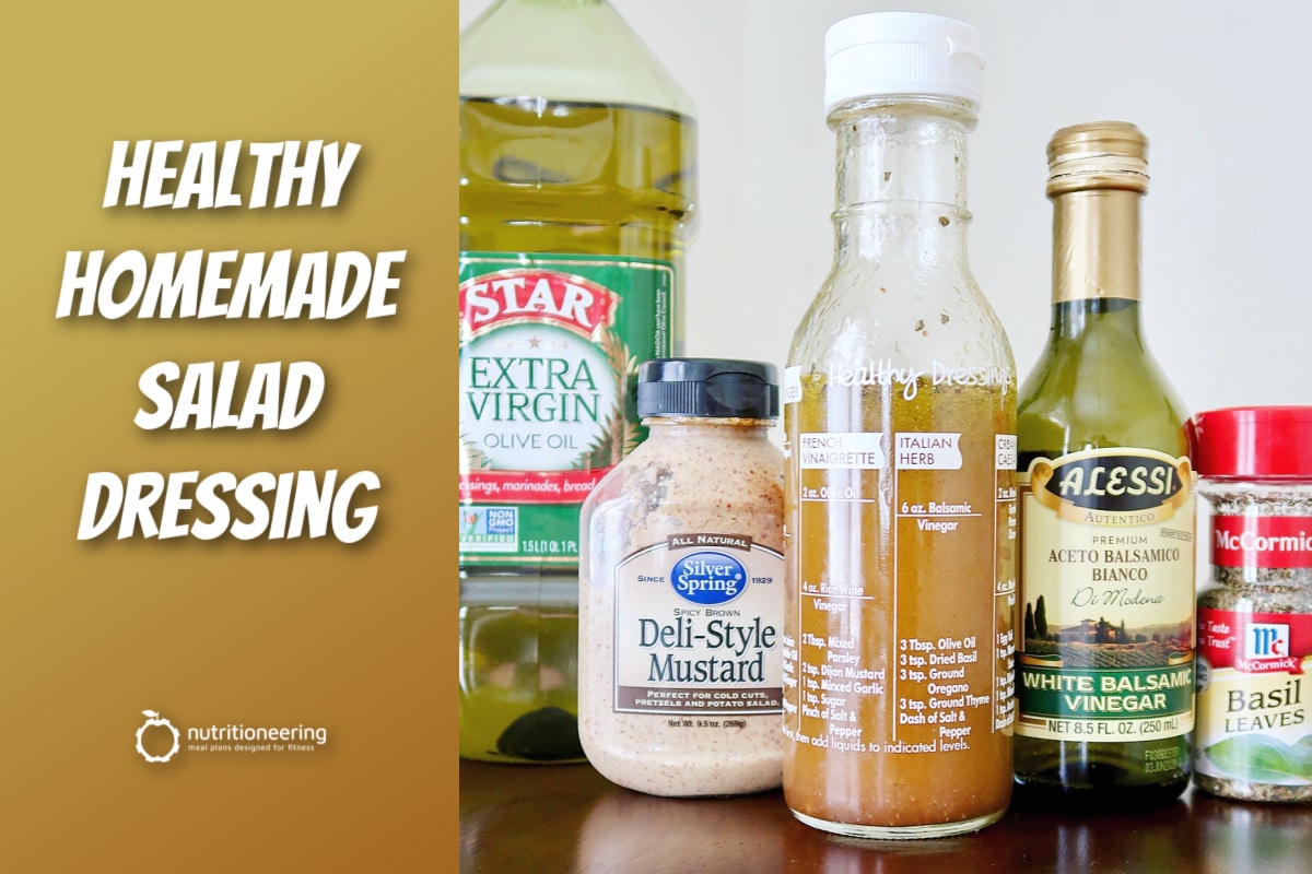 Healthy Homemade Salad Dressing Nutritioneering