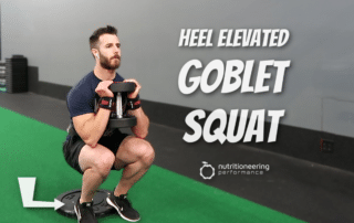 Heel Elevated Goblet Squat