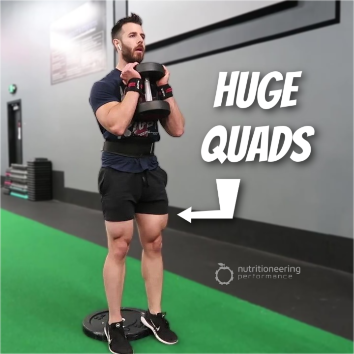 Heel Elevated Goblet Squat for Huge Quads Heel Elevated Goblet Squat for Huge Quads