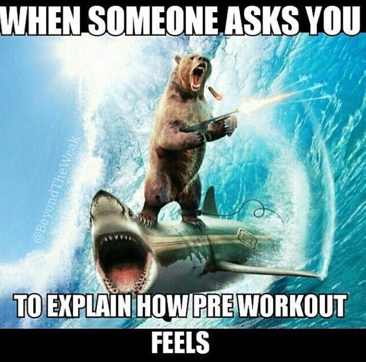 How Pre Workout Feels Meme