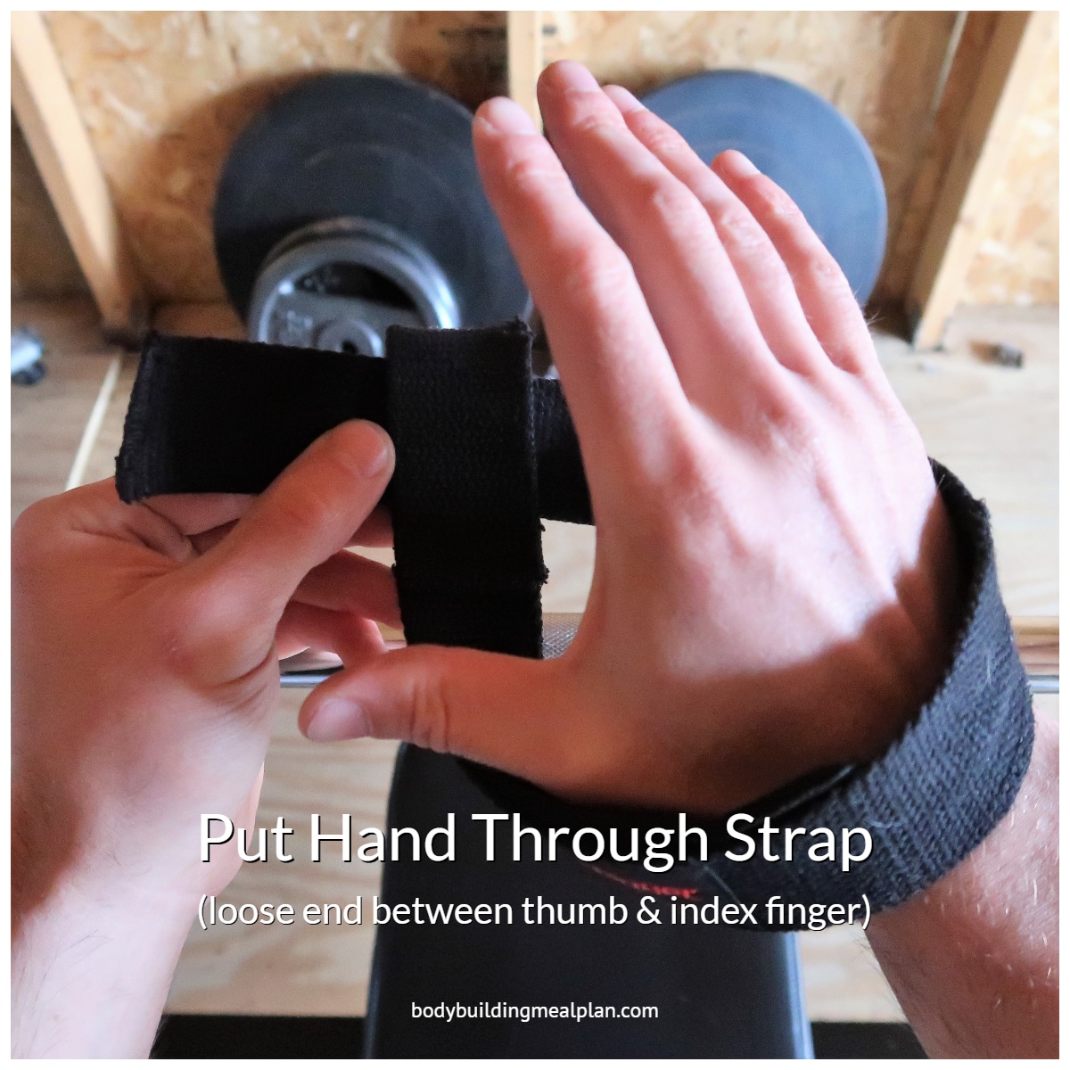 How To Use Lifting Straps Hand Through