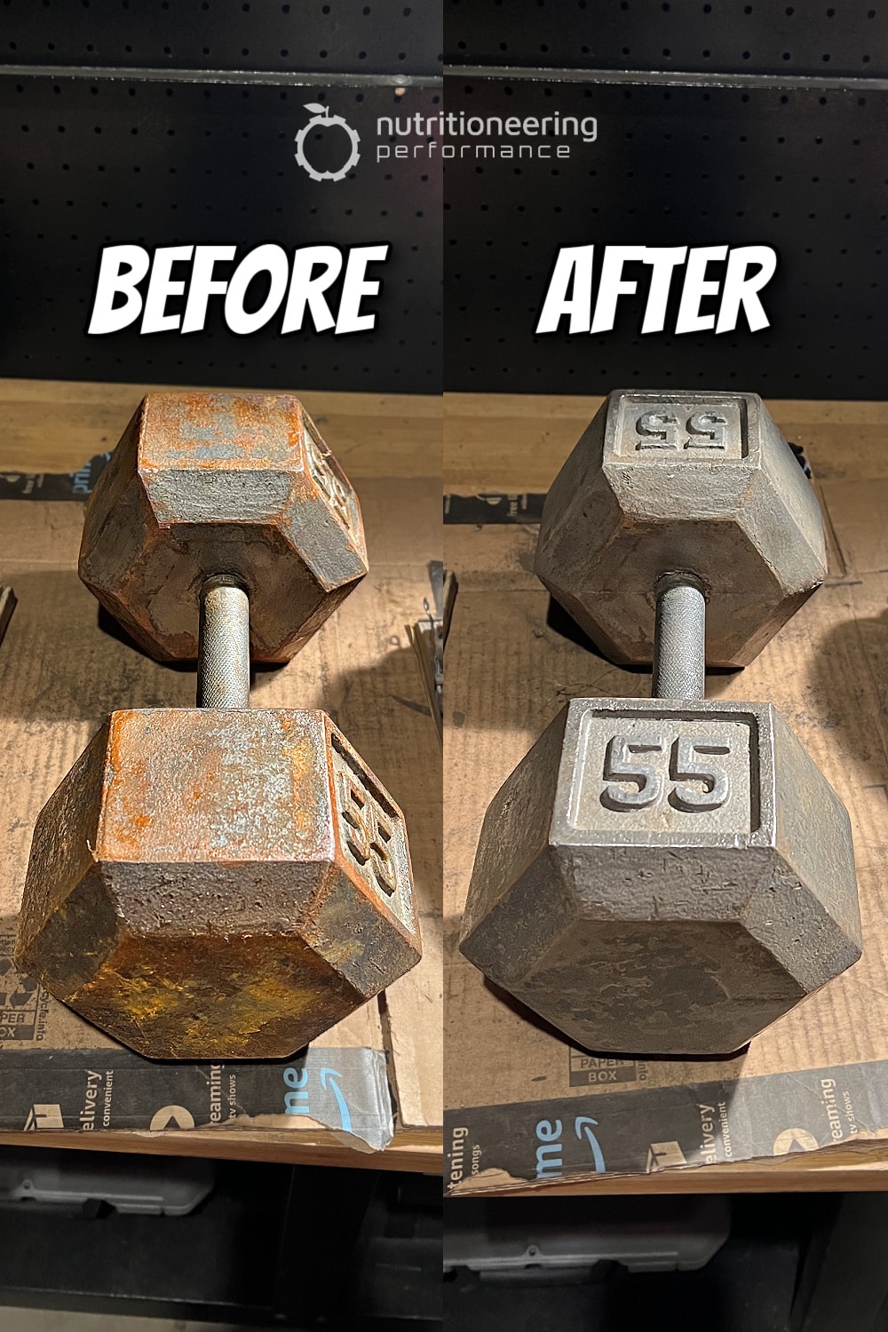 How to Remove Rust From Cast Iron Dumbbells