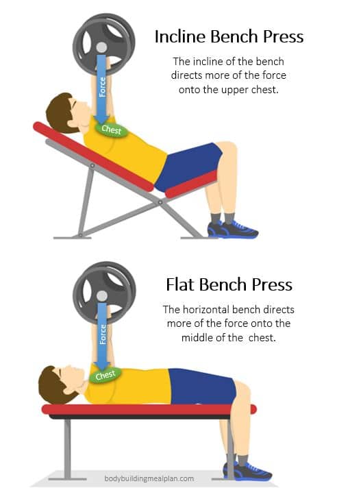 Incline Bench Press vs Flat Bench Press Difference