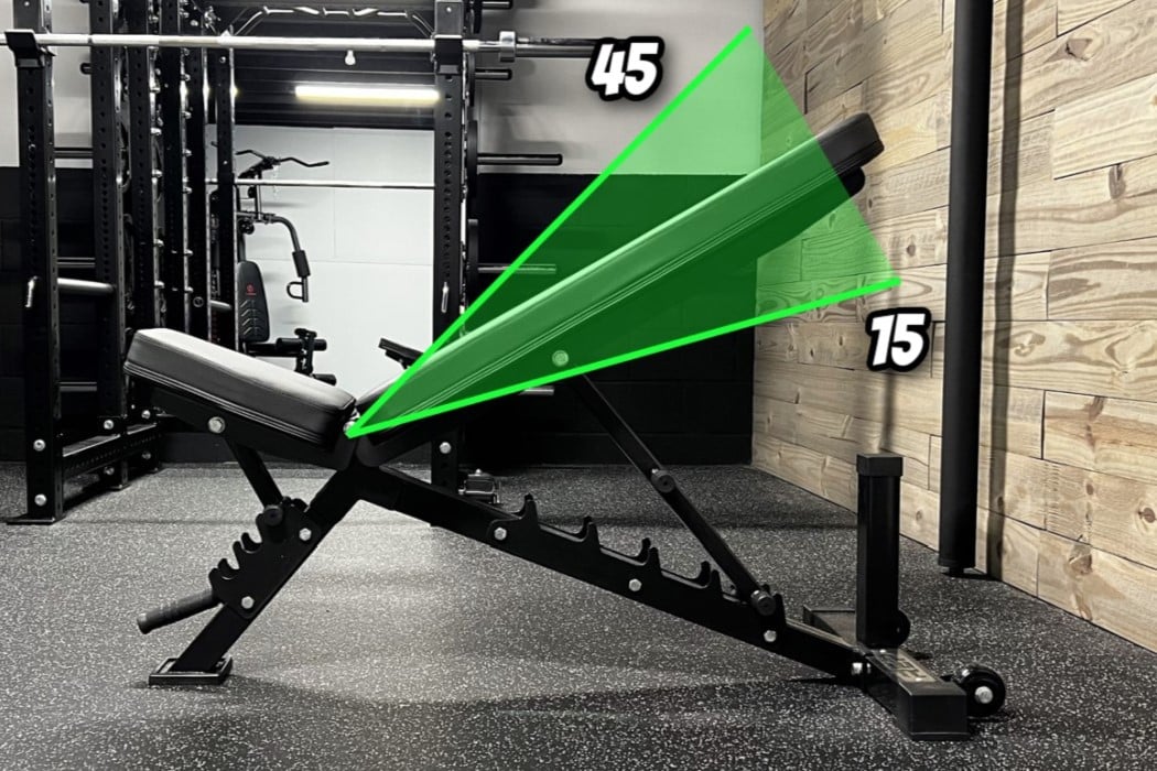 Incline Dumbbell Fly Angle