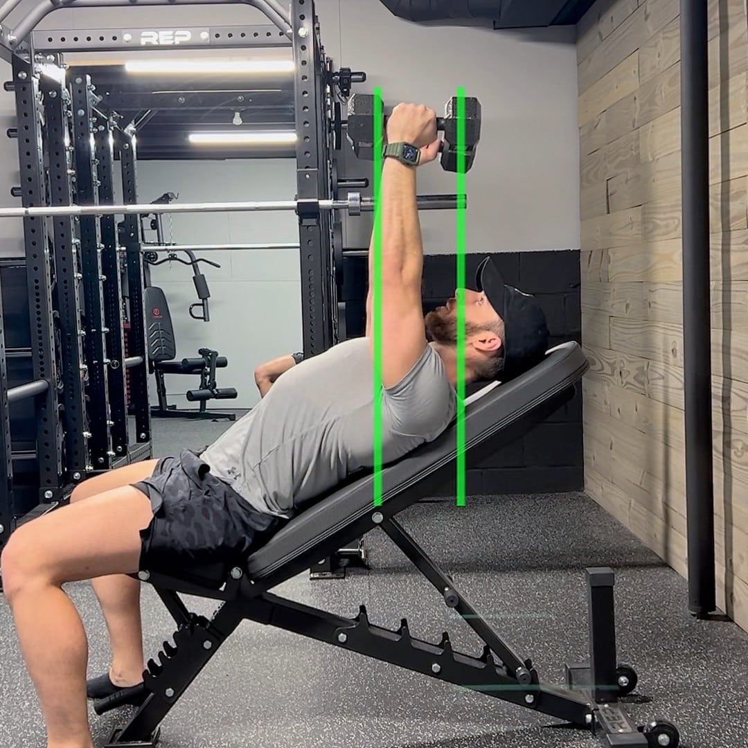 Incline Dumbbell Fly Form 1
