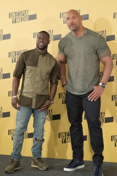 Kevin Hart Height Next to the Rock