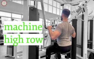Machine High Row