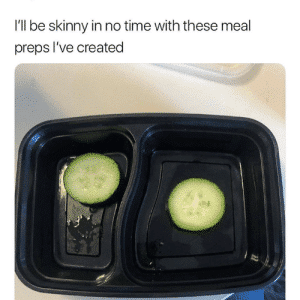Meal Prep Meme Cucumber
