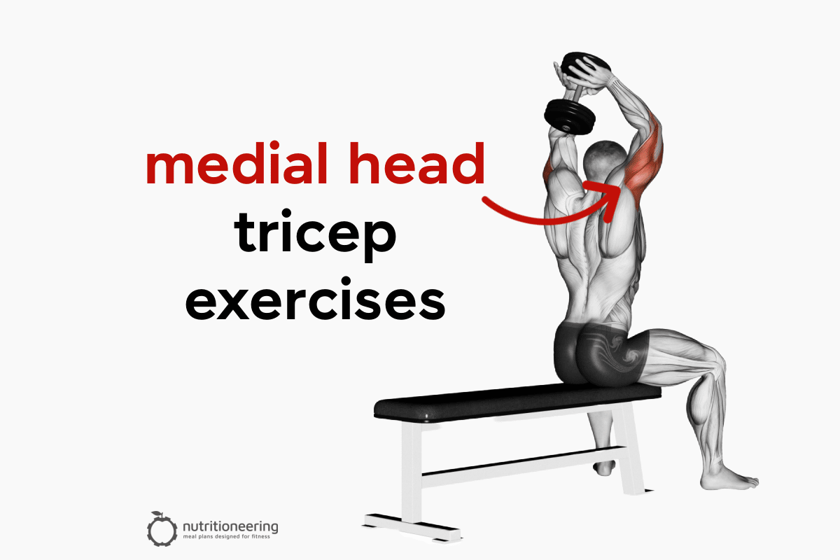 Medial Head Tricep Exercises DB French Press