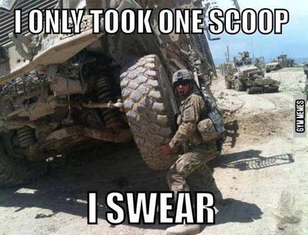 One Scoop Pre Workout Meme