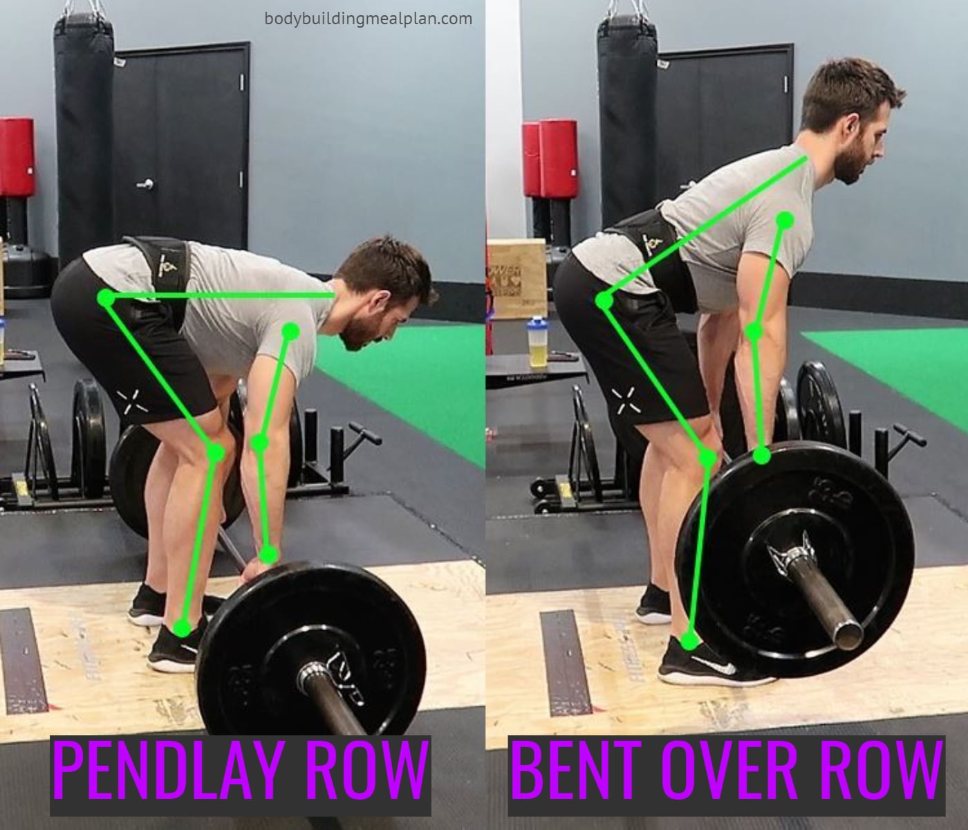 Pendlay Row vs Bent Over Row Start