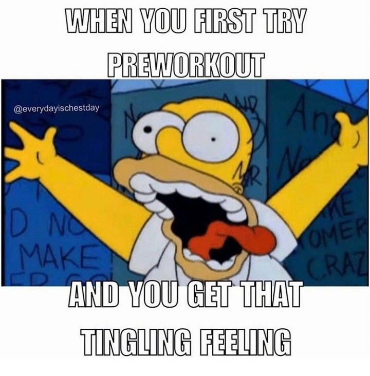 Pre Workout Tingle Meme