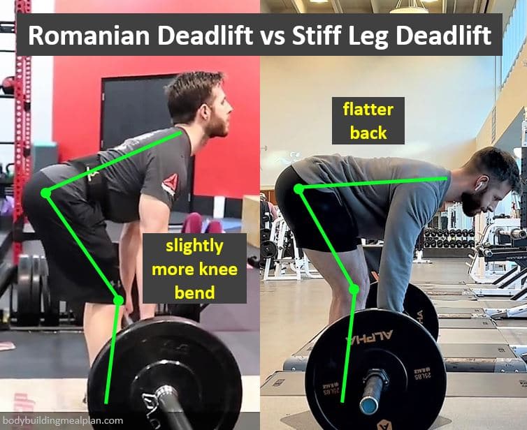 Romanian Deadlift vs Stiff Leg Deadlift