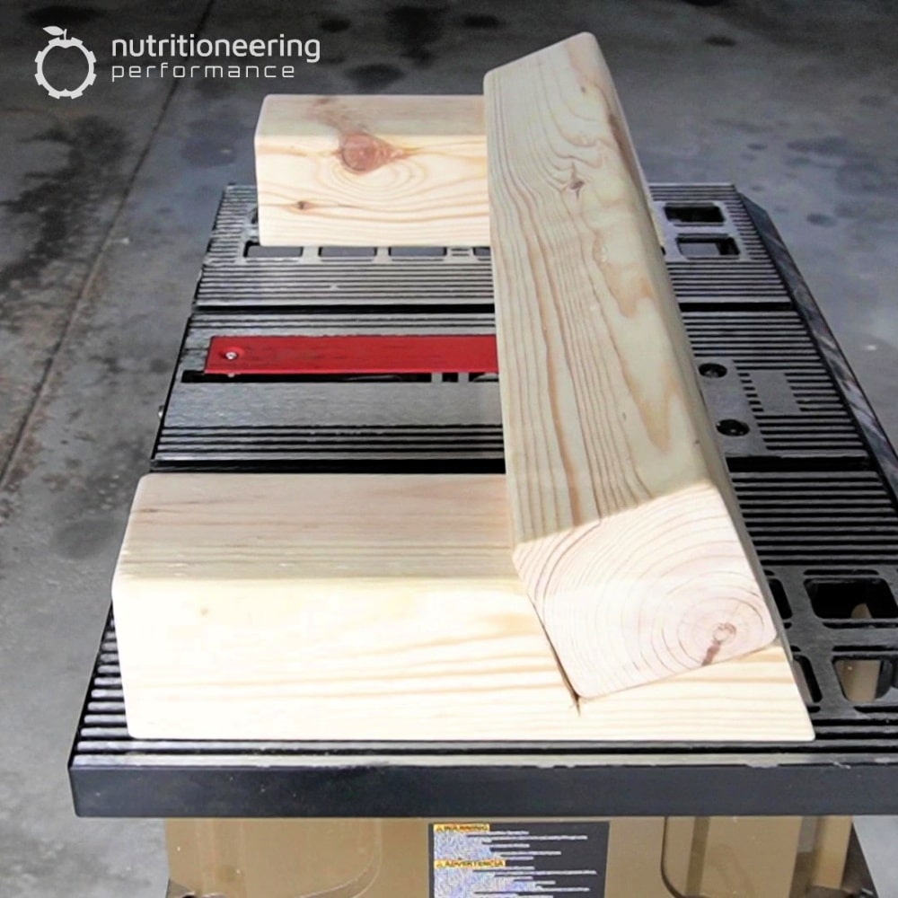 Sanded Wood Calf Raise Block Sanded Wood Calf Raise Block