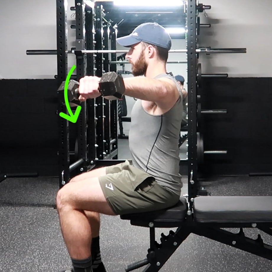 Seated Lateral Raise Hand Position_3.2.1 Seated Lateral Raise Hand Position