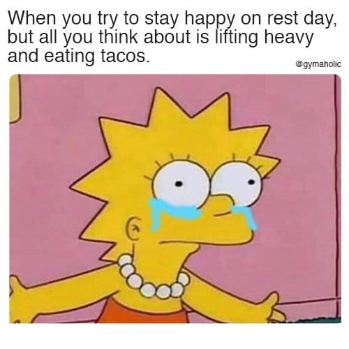 Simpsons Rest Day Meme