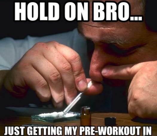 Snort Pre Workout Meme