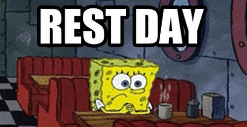 SpongeBob Rest Day Meme