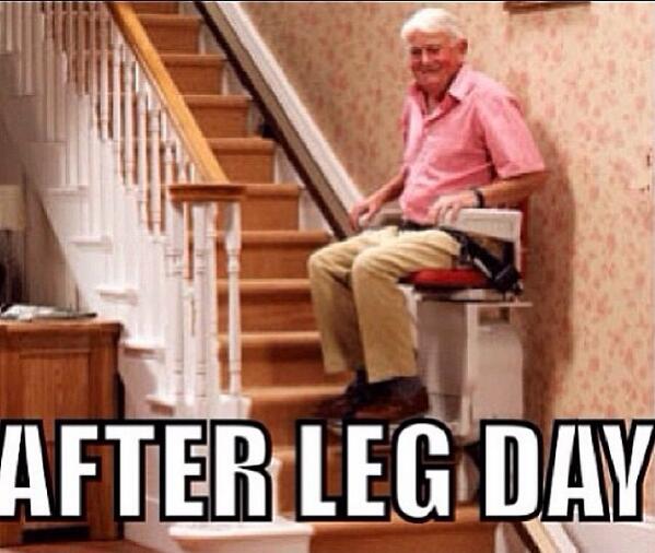 Stair Elevator After Leg Day