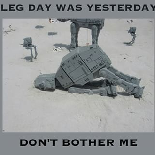 Star Wars Leg Day Meme