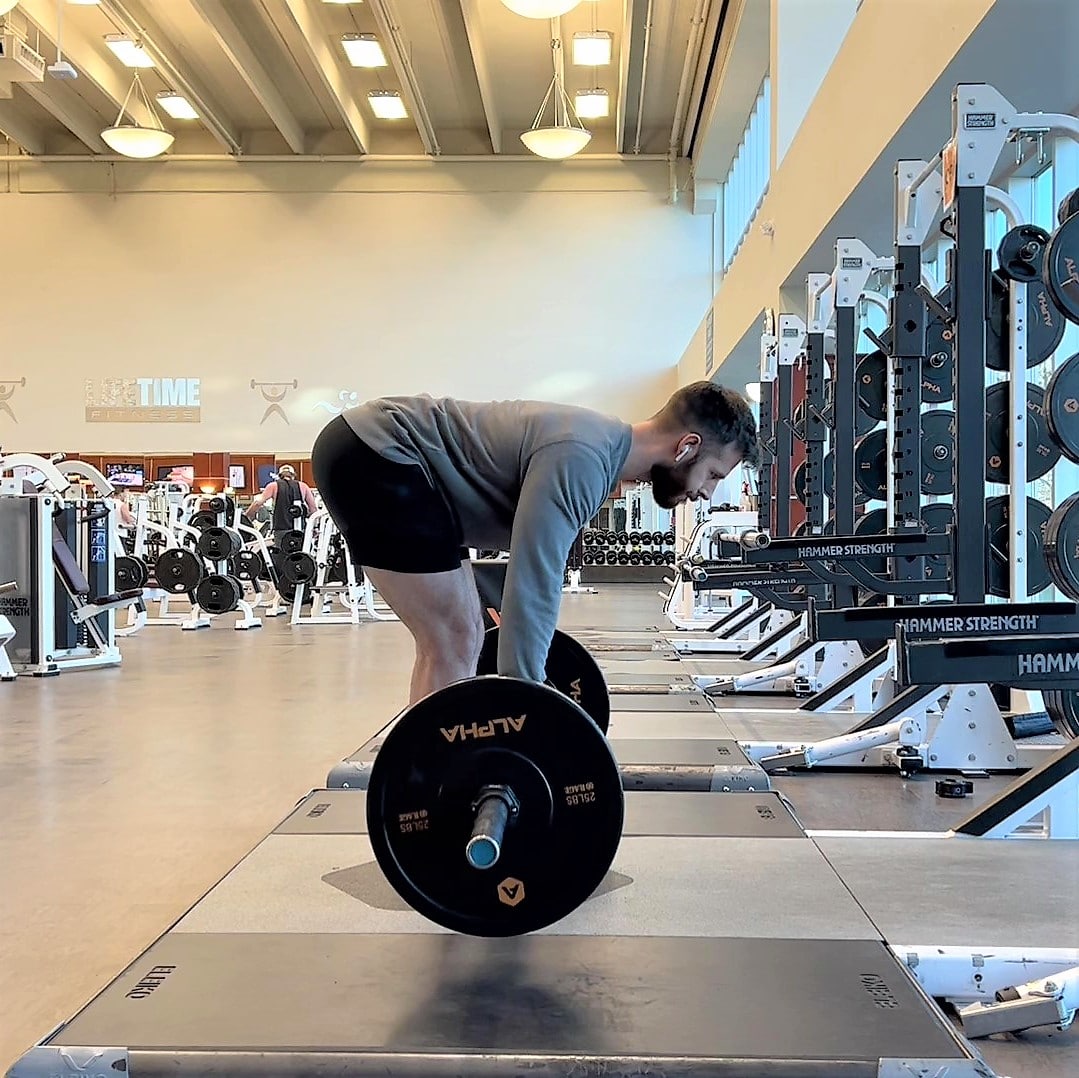 Stiff Leg Deadlift Finish Stiff Leg Deadlift Finish
