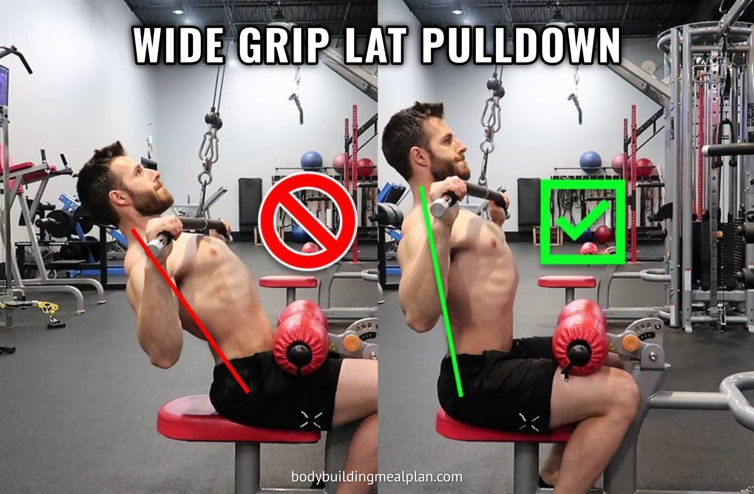 Wide Grip Lat Pulldown