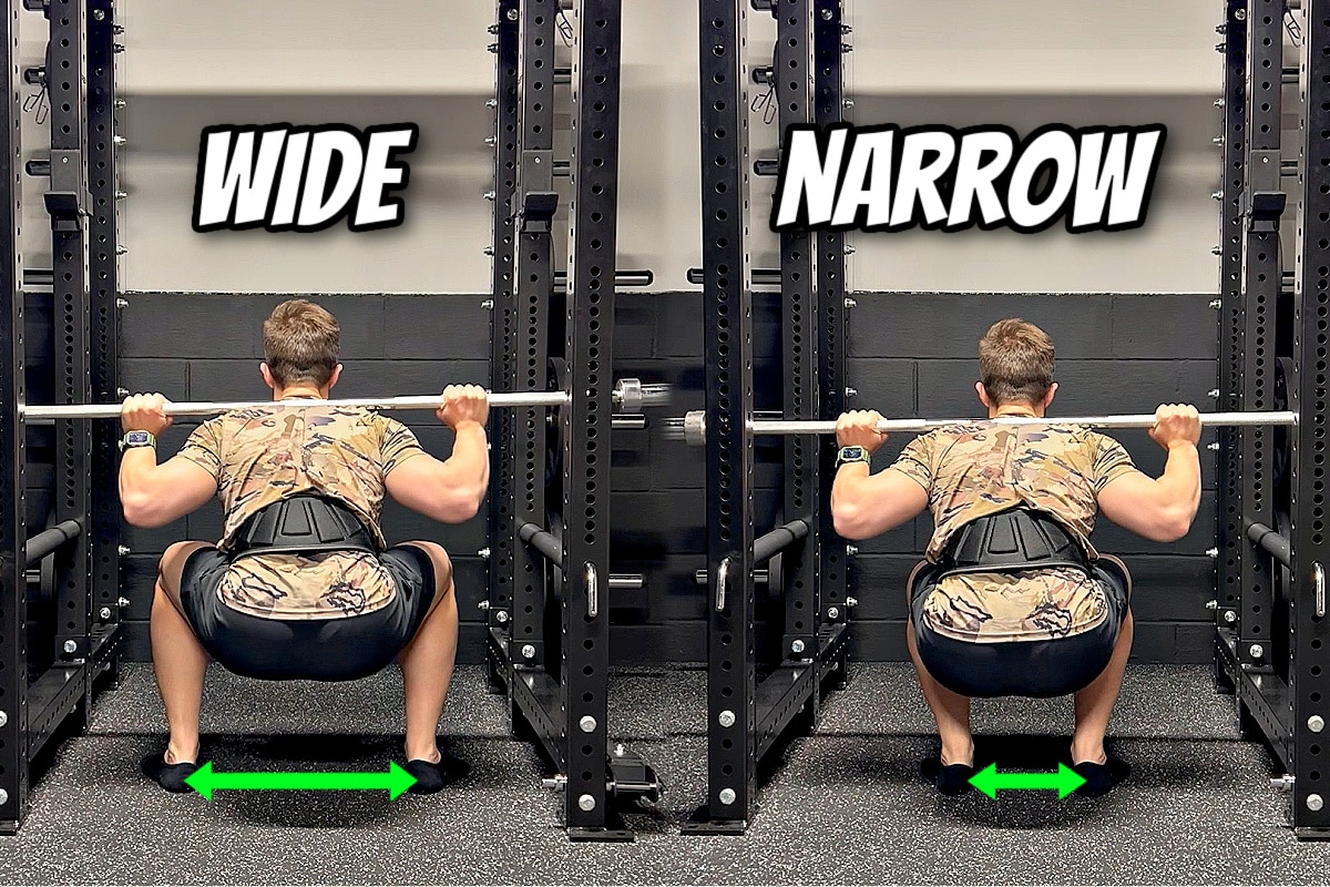 Wide vs Narrow Stance Squat Post Cover