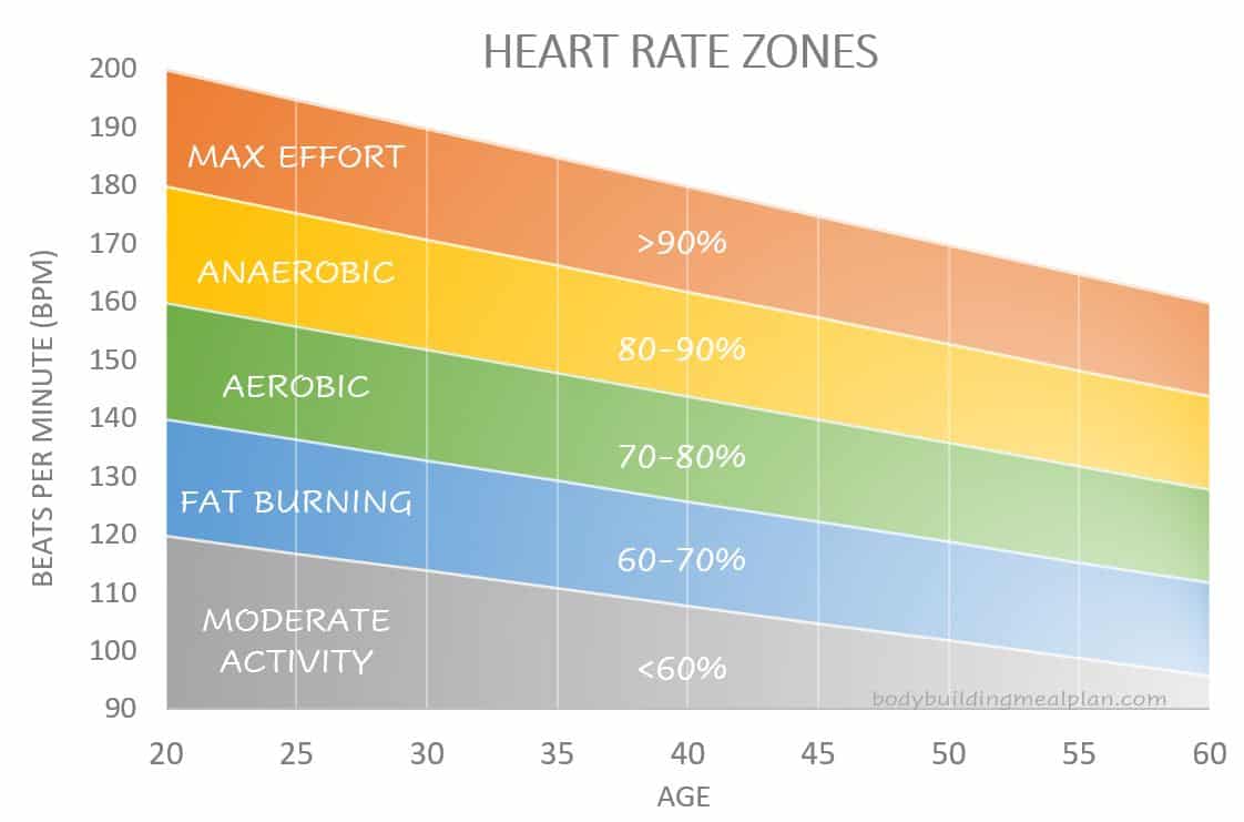 heart rate calories burned calculator - zones