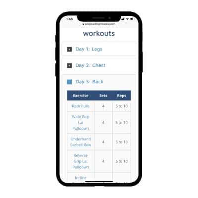 workouts mobile